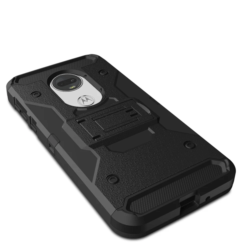 Чехол для Motorola Moto G7 Power/G7 сверхпрочный прочный XT1955 с зажимом ремня чехол