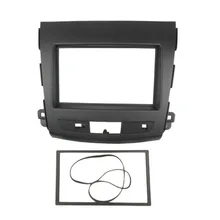 Для Mitsubishi Outlander Радио DVD стерео Панель тире двойной Дин фасции монтажа Установка отделка комплект Уход за кожей лица Рамки