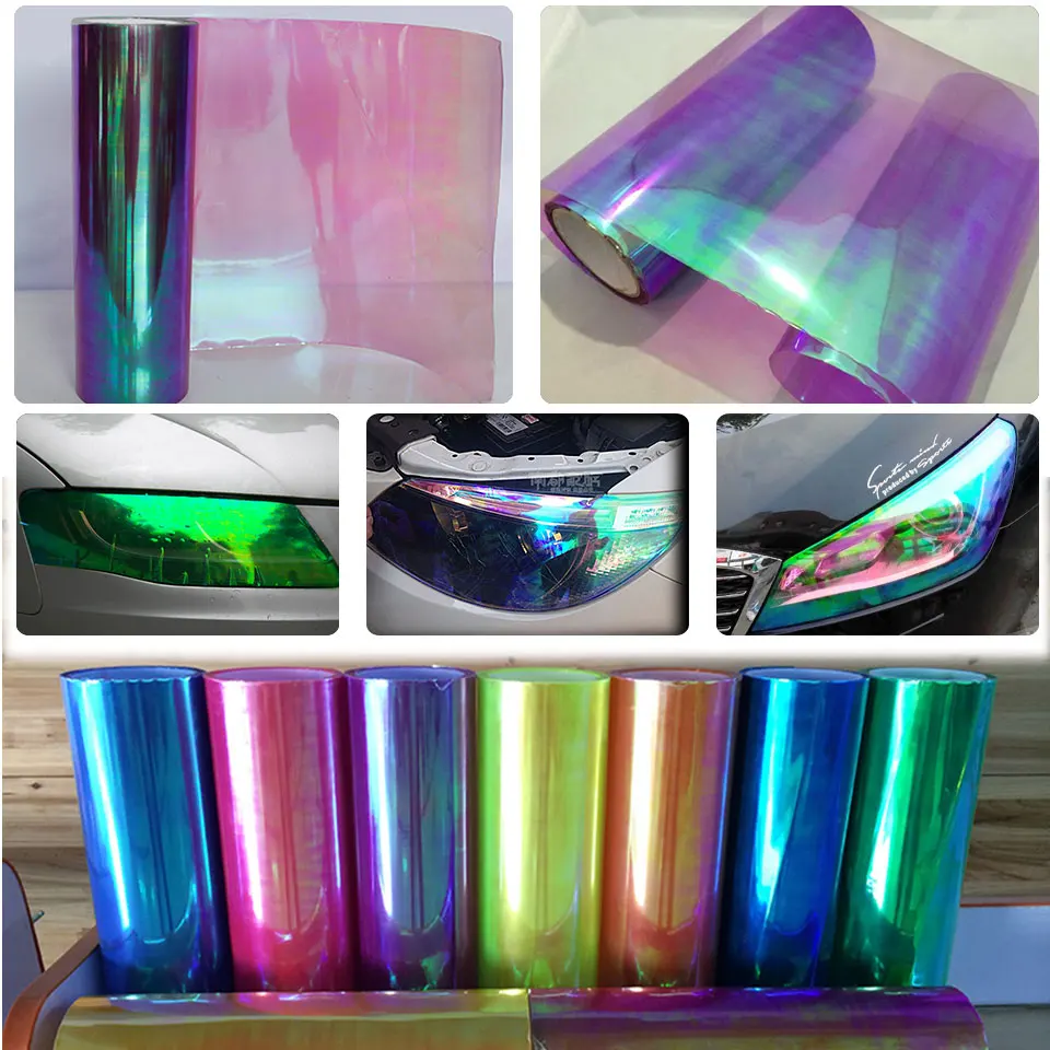 

0.3x9m(1x3ft) Neo Chameleon Purple Tint Vinyl Wrap Car Headlight vinyl Film Taillight Fog Lamp tint