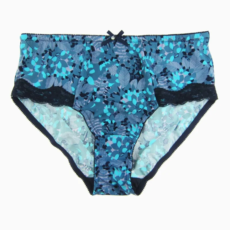 Women Floral Printed Panty Plus Size High Waist Underwear XL -7XL Women Floral Printed Panty Plus Size High Waist Underwear XL -7XL