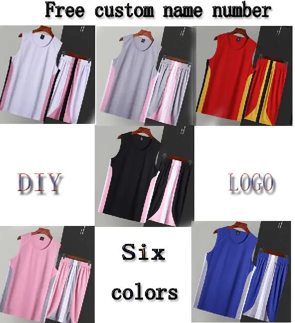 

Free custom name number!New men/women basketball jersey sport shorts set,men sleeveless basketball shirt uniforme train clothes