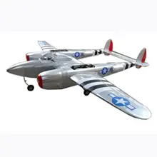 Летная модель P38 RC масштаб 90 ''/2300 мм деревянный фиксированное крыло двухмоторный самолет с газовым двигателем