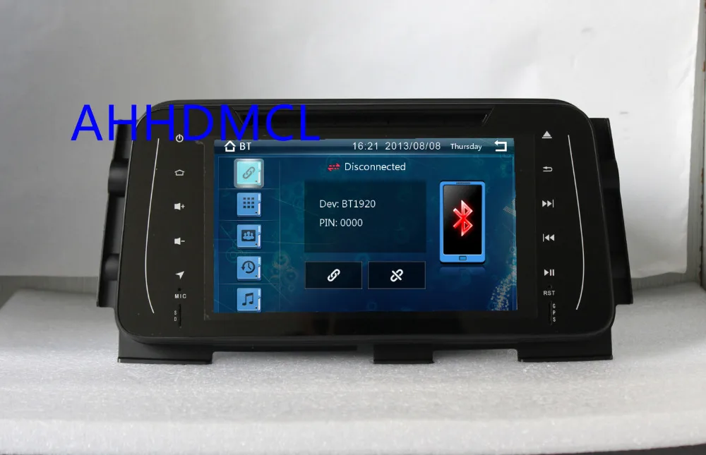 Best AHHDMCL Car Multimedia Player DVD Radio Stereo Audio GPS Navigation Full Touch For Nissan Kicks 2014 2015 2016 2017 Micra 2017 4