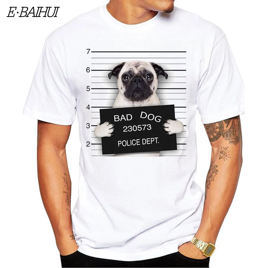 

E-BAIHUI 2019 new Gao Fei print tees Goofy t-shirt men tops hip hop casual funny dog cartoon tshirt homme comfort t shirt T-65