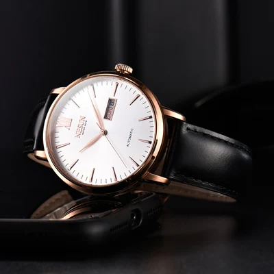 Nesun Япония MIYOTA автоматические механические мужские часы люксовый бренд часы для мужчин Натуральная кожа relogio masculino часы N9208-4 - Цвет: Item 2