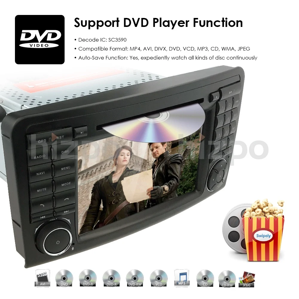 Perfect 7"2Din Android 8.1 CAR DVD player For Mercedes Benz ML GL CLASS W164 ML350 ML500 X164 GL320 AutoRadio GPS Stereo 2G+16G Wifi SWC 19 Perfect 7"2Din Android 8.1 CAR DVD player For Mercedes Benz ML GL CLASS W164 ML350 ML500 X164 GL320 AutoRadio GPS Stereo 2G+16G Wifi SWC 19