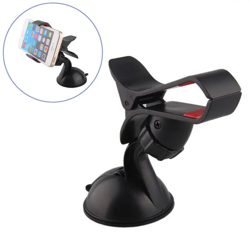 

Universal Rotating Car Windshield Mount Holder Bracket Cradle Stand Soporte Movil Car Porta Celular for iPhone 6 6S 7 8 Plus X