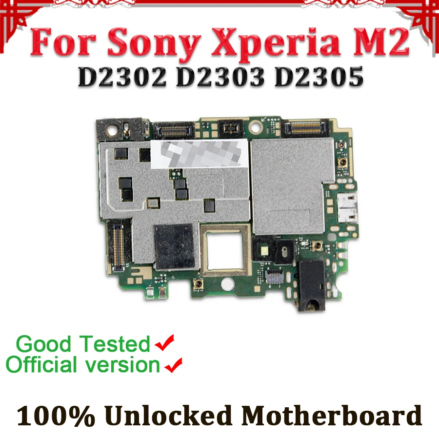 

TDHHX Disassemble Replacement For Sony Xperia M2 D2302 D2303 D2305 Motherboard Mainboard Logic Board With Full Chips