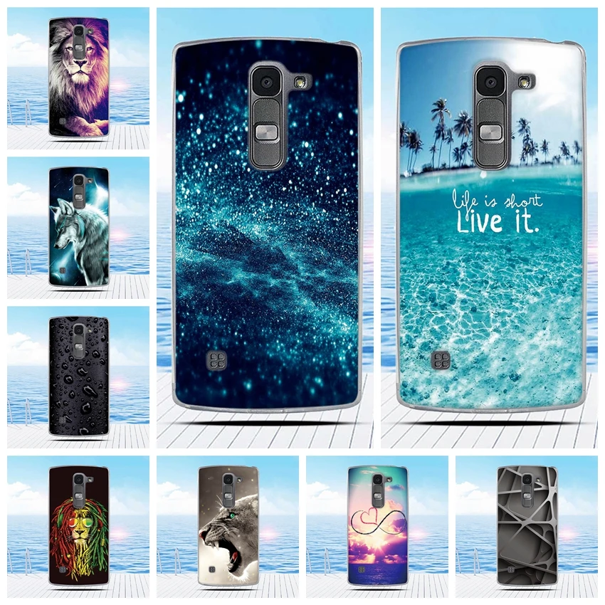 Чехол для LG Spirit 4G LTE H440N H420 мультяшный 3D рельефный рисунок задняя крышка ТПУ Мягкий