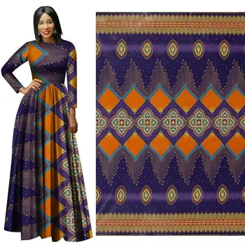 

african wax print fabric 100%cotton ankara wax fabric African party Nigerian wax fabric for sewing dress 3/6yards