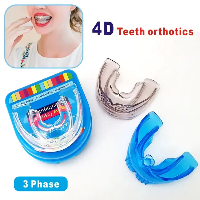 Invisible Orthodontic Braces Dental Mouthguard Straighten Teeth Tray