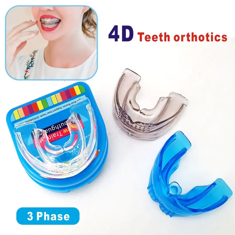 Invisible Orthodontic Braces Dental Mouthguard Straighten Teeth Tray Orthotics Retainer Crowded Irregular Teeth Corrector
