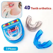 Invisible Orthodontic Braces Dental Mouthguard Straighten Teeth Tray Orthotics Retainer Crowded Irregular Teeth Corrector