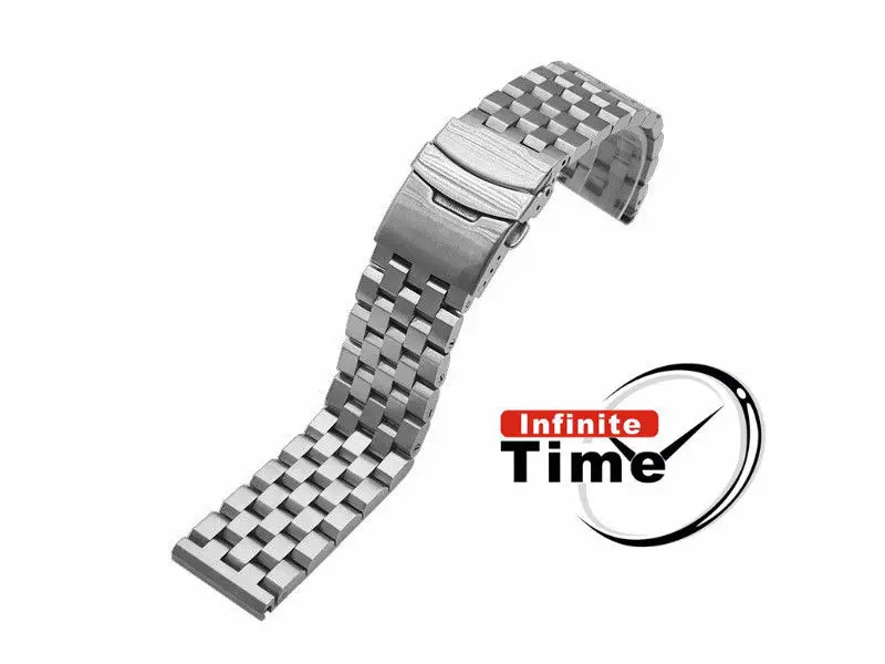 

20 22MM Stanless Steel Tank Strap Diver Band Heavy for Tuna Can MERKUR HELSON