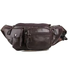 Thiknkthendo Новая мода Для мужчин обувь из натуральной кожи Мужская поясная сумка рюкзак с одной лямкой для путешествий телефонные чехлы регулируемый ремень