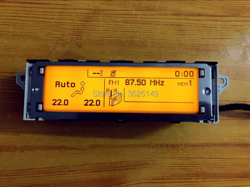 Оригинальный Желтый экран 5 меню USB флешка 12 контактов для Peugeot 307 207 408 citroen C4 C5