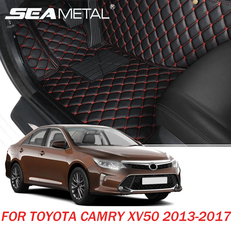 

For LHD Toyota Camry 2017 2016 2015 2014 2013 Car Floor Mats Custom Carpets Auto Rugs Foot Mat Interior Pads Goods Accessories