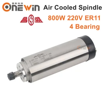 

800W air cooled spindle motor 220V ER11 collet for cnc engraving machine