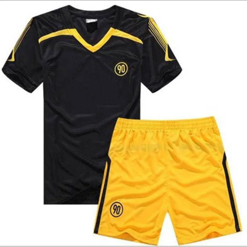 Soccer Jersey Football Clothing Paintless Summer Sportswear Set size L