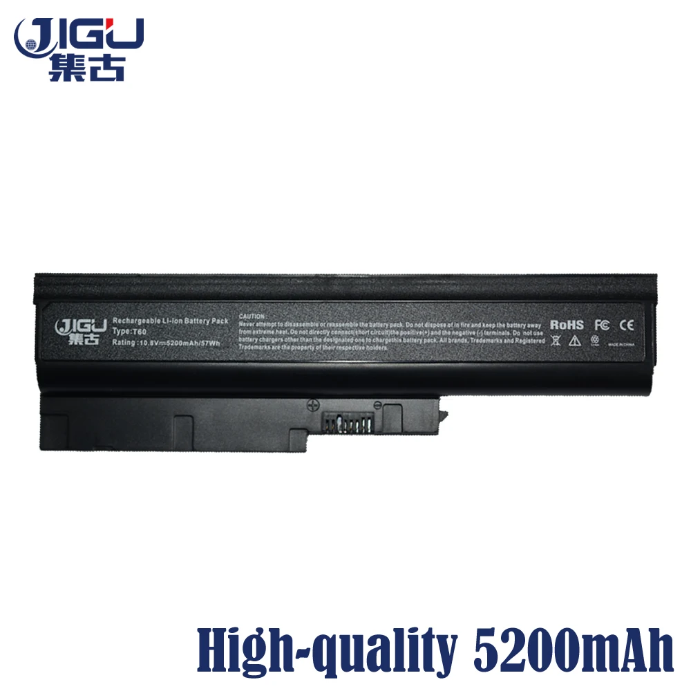 Аккумулятор JIGU для ноутбука Lenovo Thinkpad R500 6 ячеек R61 R61e R61E R61i T500 T61 T61p W500|new laptop battery|laptop