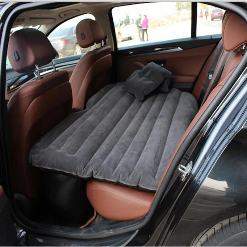 2018 أعلى بيع السيارة الخلفي غطاء مقعد سيارة مرتبة هوائية سرير سفر نفخ فراش سرير هوائي نوعية جيدة نفخ سرير على شكل سيارة
