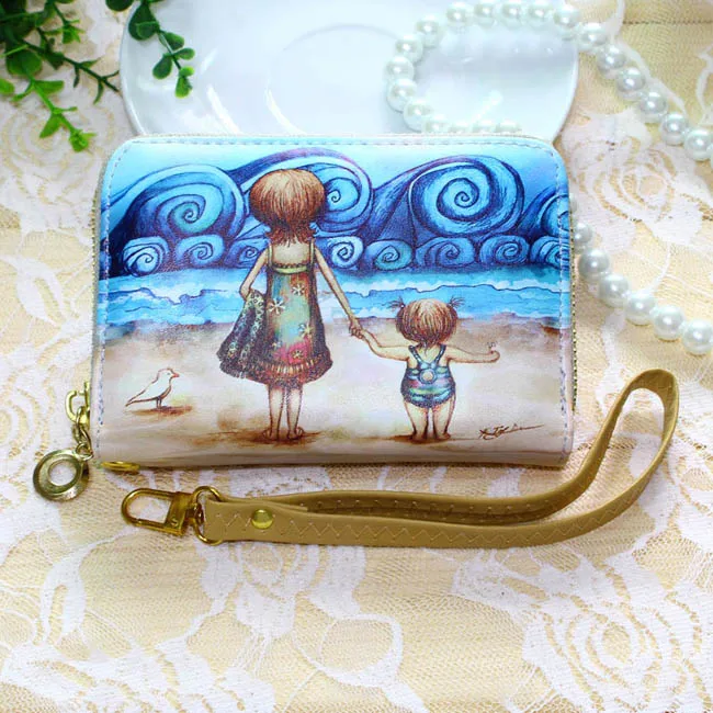 

Women Wallets Zipper Lady Purses Short Coin Purse Cards Holder Brand Design Woman Wristlet Handbags Girl Wallet Clutch Moneybags