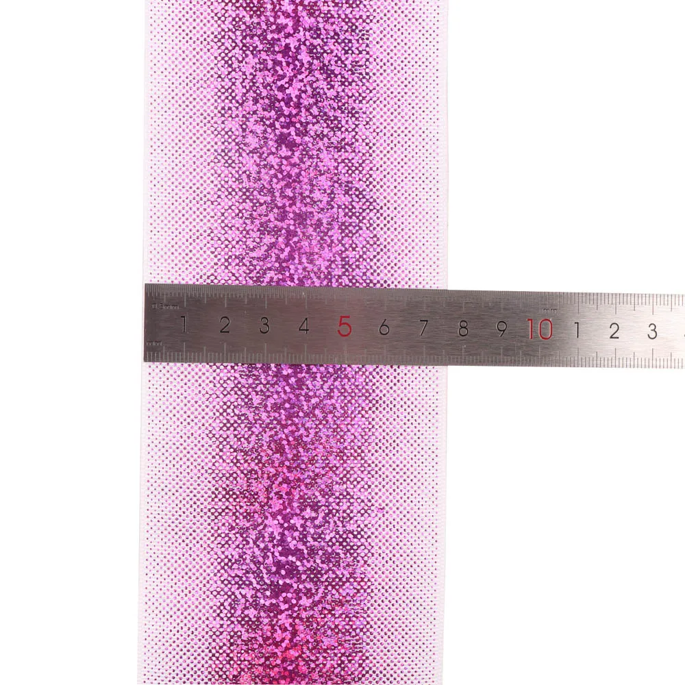AHB 3 &quot(75 мм) Лазерная Grosgrain лента цветные точки DIY аксессуары для волос свадебный