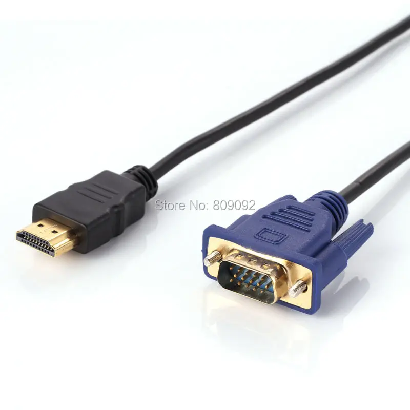 Mingtongli 1pc HDMI Maschio a VGA RGB Femmina HDMI a VGA Video Converter Adattatore 1080P per Il Nero del PC Maschio-Femmina delladattatore del convertitore