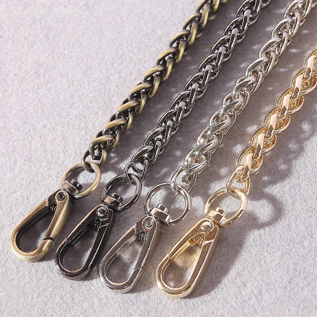 Diy 40cm 140cm Metal Replacement Chains Shoulder Straps For Handbags Diy 40cm 140cm Metal Replacement Chains Shoulder Straps For Handbags 8mm Gold Silver