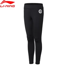 Li-Ning, женские профессиональные облегающие штаны для бега, удобные, для фитнеса, с гибкой подкладкой, спортивные штаны, AULN004 WKY157