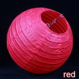 red Горячее предложение! Распродажа!(5 шт./партия) 10 ''(25 см) многоцветные китайское круглое бумажные фонарики для свадебной вечеринки дома висячие лампы Праздничные украшения - Цвет: red