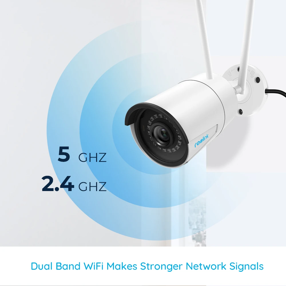 Reolink ip Камера Wi Fi HD 4MP 2.4 г/5 г со Слотом SD Карты Видеонаблюдение Движения Хранения