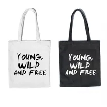 Простые складные Эко Продуктовые холщовые хозяйственные сумки женские печатные хозяйственные сумки