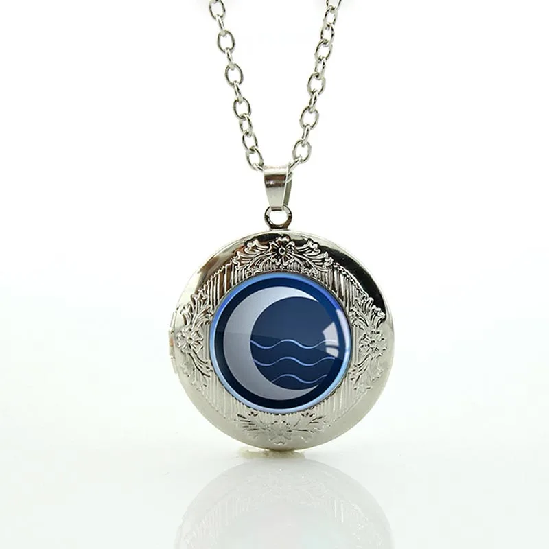 

Handmade Water Tribe Avatar the Last Airbender Pendant Necklace Hot sale amazing fashion Galaxy Nebula locket Necklaces N564
