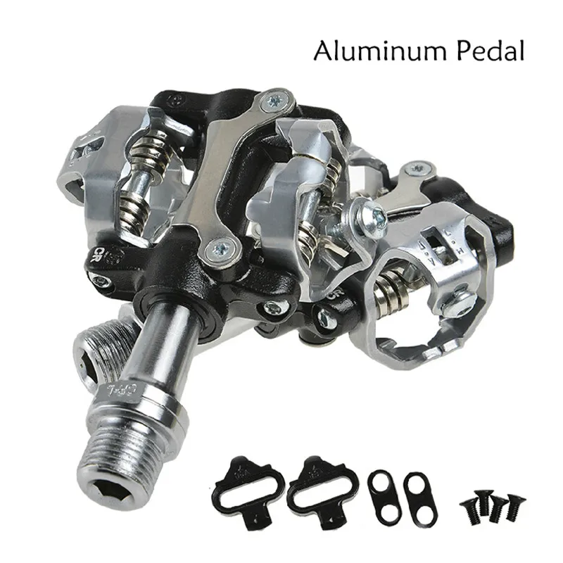 

MTB Touring Bike Bicycle Clipless Light Pedals 9/16" CR-MO Spindle Sealed Cleats Compatible For SHIMANO SPD 300g