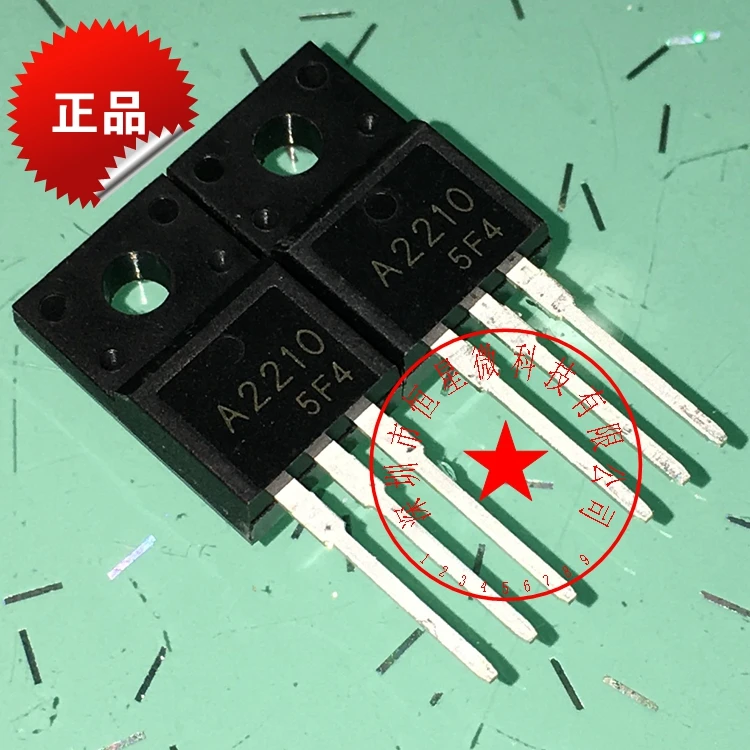

10pcs/lot A2210 C6082 TO-220F 5Pairs (5pcs 2SA2210 + 5pcs 2SC6082) TO-220 new original