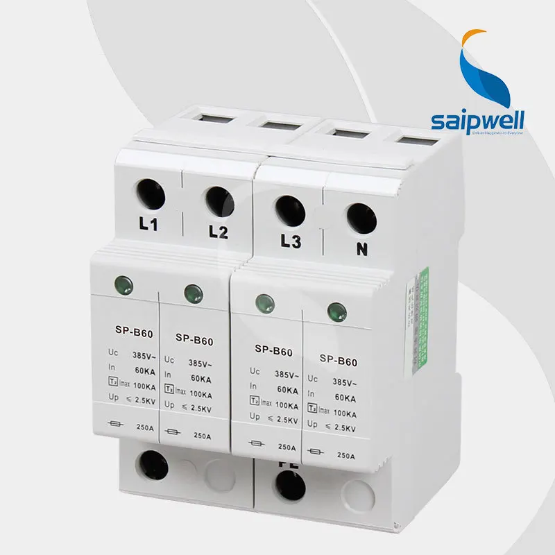 

SP-B60 2P Surge Protector,Surge Protective Device White CE UL Approval