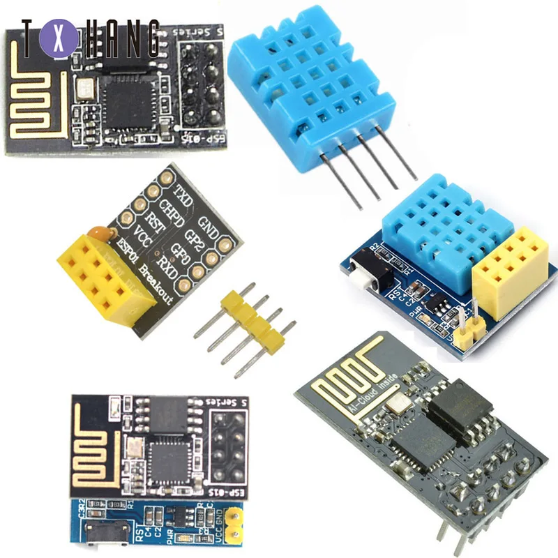 ESP8266 ESP 01 01S DHT11 датчик температуры и влажности модуль адаптер плата wifi NodeMCU умный
