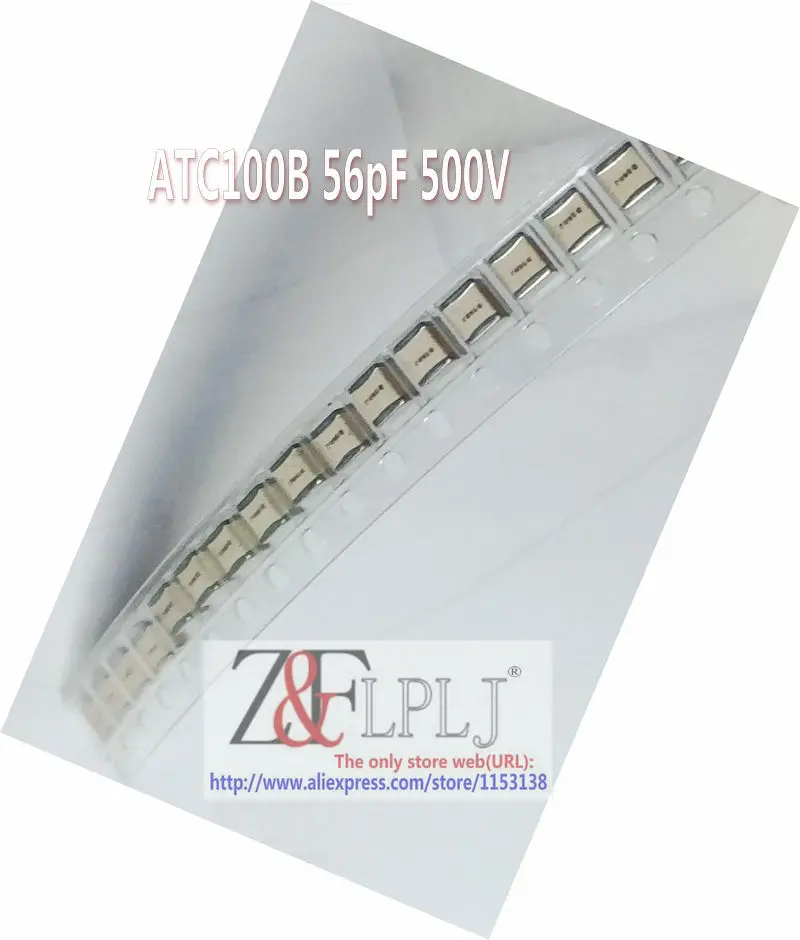 

Multilayer Porcelain High-Q Capacitors MLCC-SMD ATC100B560JT500XT 100B560GW500XT 56pF 500V / a560J a560G New Original 20pcs/lot