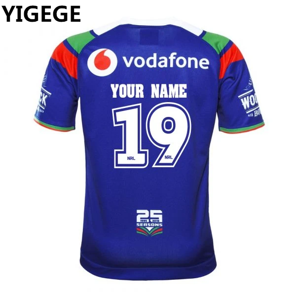 YIGEGE Custom names and numbers 2019 New Zealand rugby Jerseys NRL