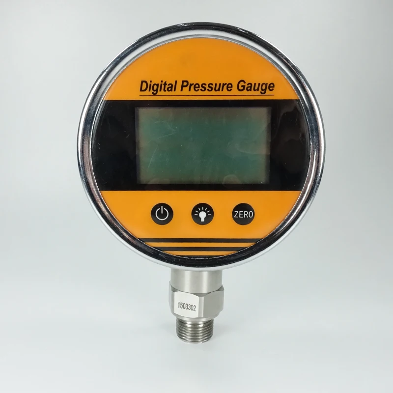 

Fuel pressure gauge Local LCD Display Thread Connection 0~100 Mpa Measuring Range Water pressure gauge digital