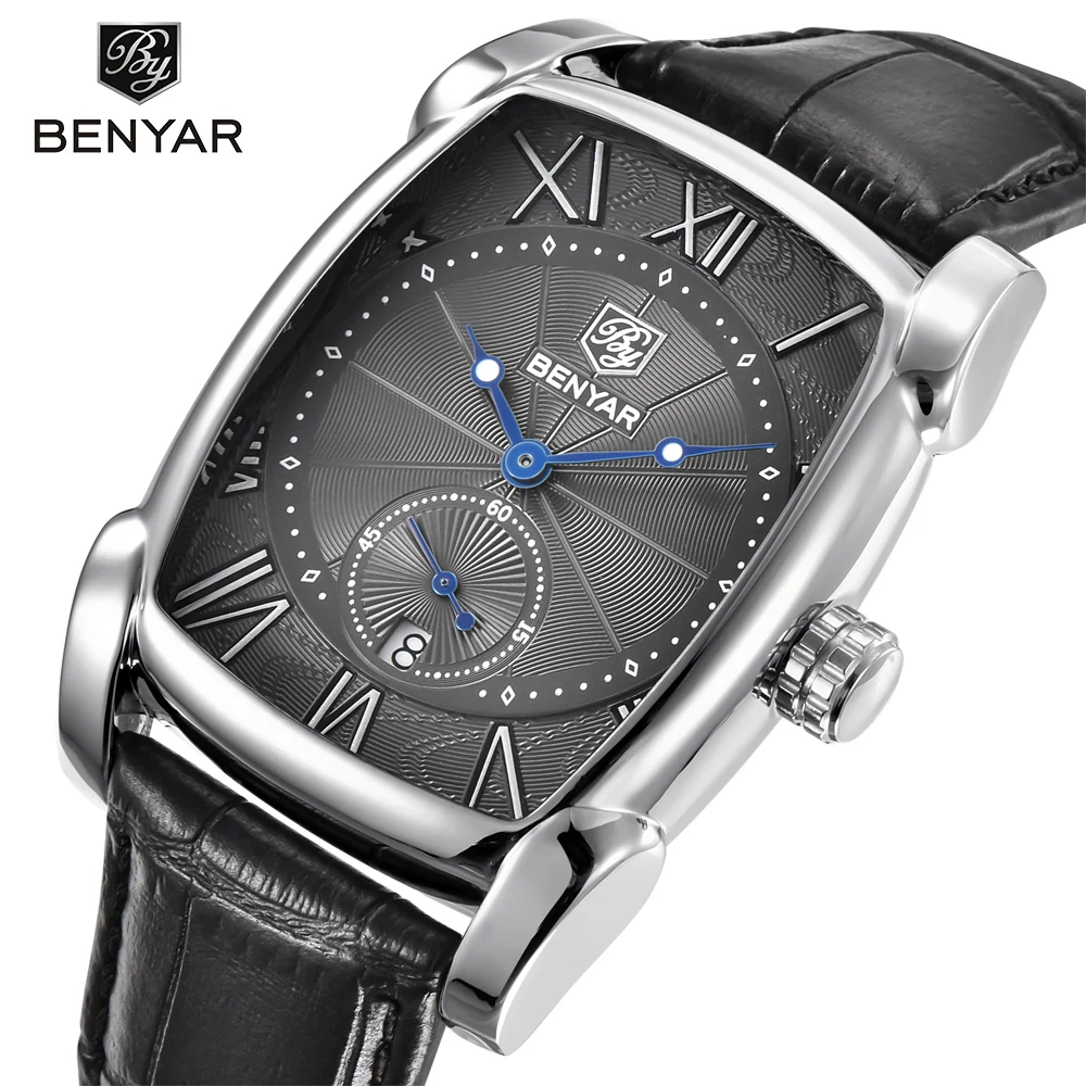 

BENYAR Brand Luxury Men's Watch Date 30m Waterproof Clock Male Casual Quartz Watches Men Wrist Sport Watch erkek kol saati