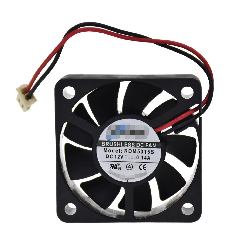 

For XFAN RDM5015S 12V 0.14A 50*50*15MM 2pin for Samsung DVD Player Cooling Fan Processor Cooler Heatsink Fan For Computer