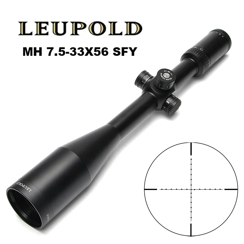 LEUPOLD MH 7.5 33X56 SFY Long Eye Relief Rifle Scope Hunting Optics