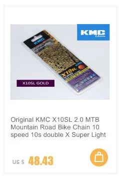 Sale Kmc 11 Speed X11 X11EL X11SL MTB Bicycle chain Super Light mountain bike X11 SL silver gold chain 1