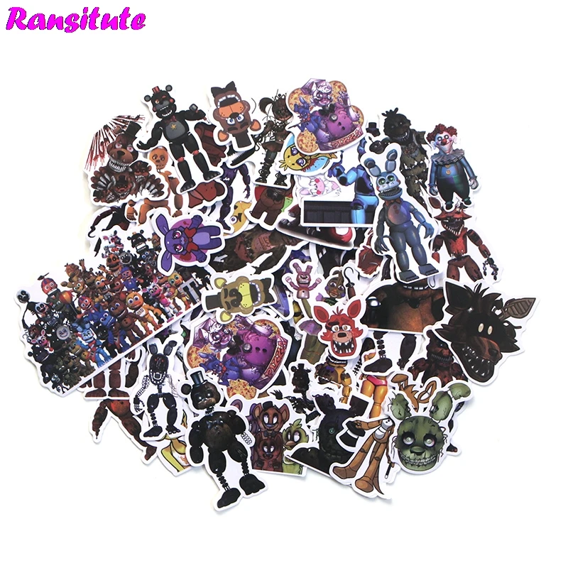58 шт./компл. пять ночей у Фредди каракули стикер Дети DIY скейтборд ноутбук багаж