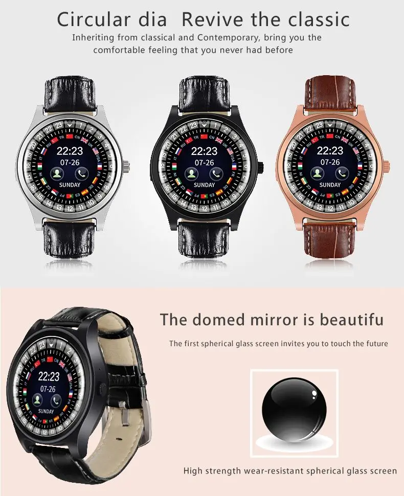 Smart Watch Bluetooth Sports Watch Independent Card Classic Dial Synchronous Call Information Remote Photo
