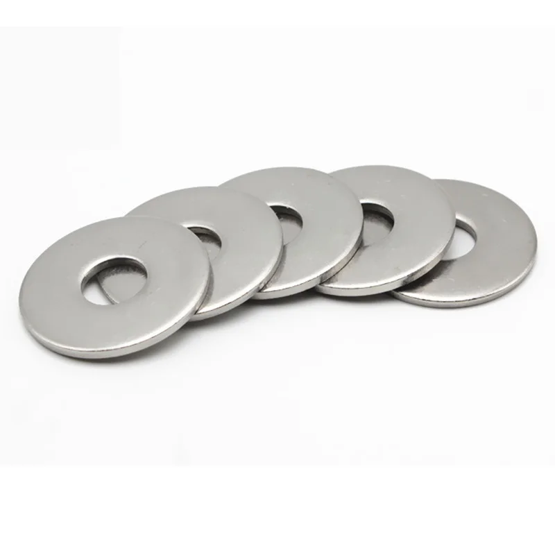 

100 pieces stainless steel washers (M6)