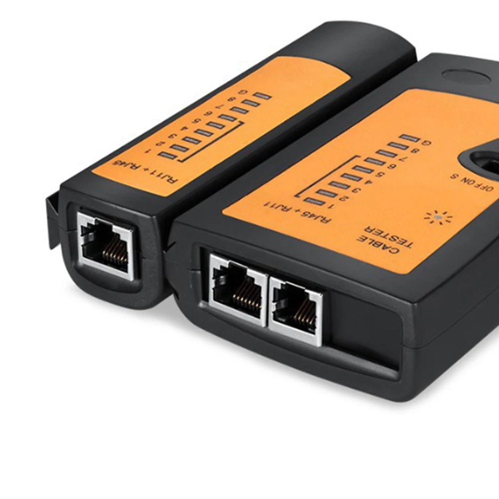 Профессиональный RJ45 RJ11 LAN Кабельный тестер Ручной сетевой кабель тестер провода линии Детектор сети средство ремонт
