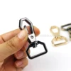1x 19mm Metal Polygonal Swivel Trigger Snap Hook Spring Gate Clasps Leather Belt Pet Leash Bag Strap Webbing Keychain Hooks ► Photo 3/6